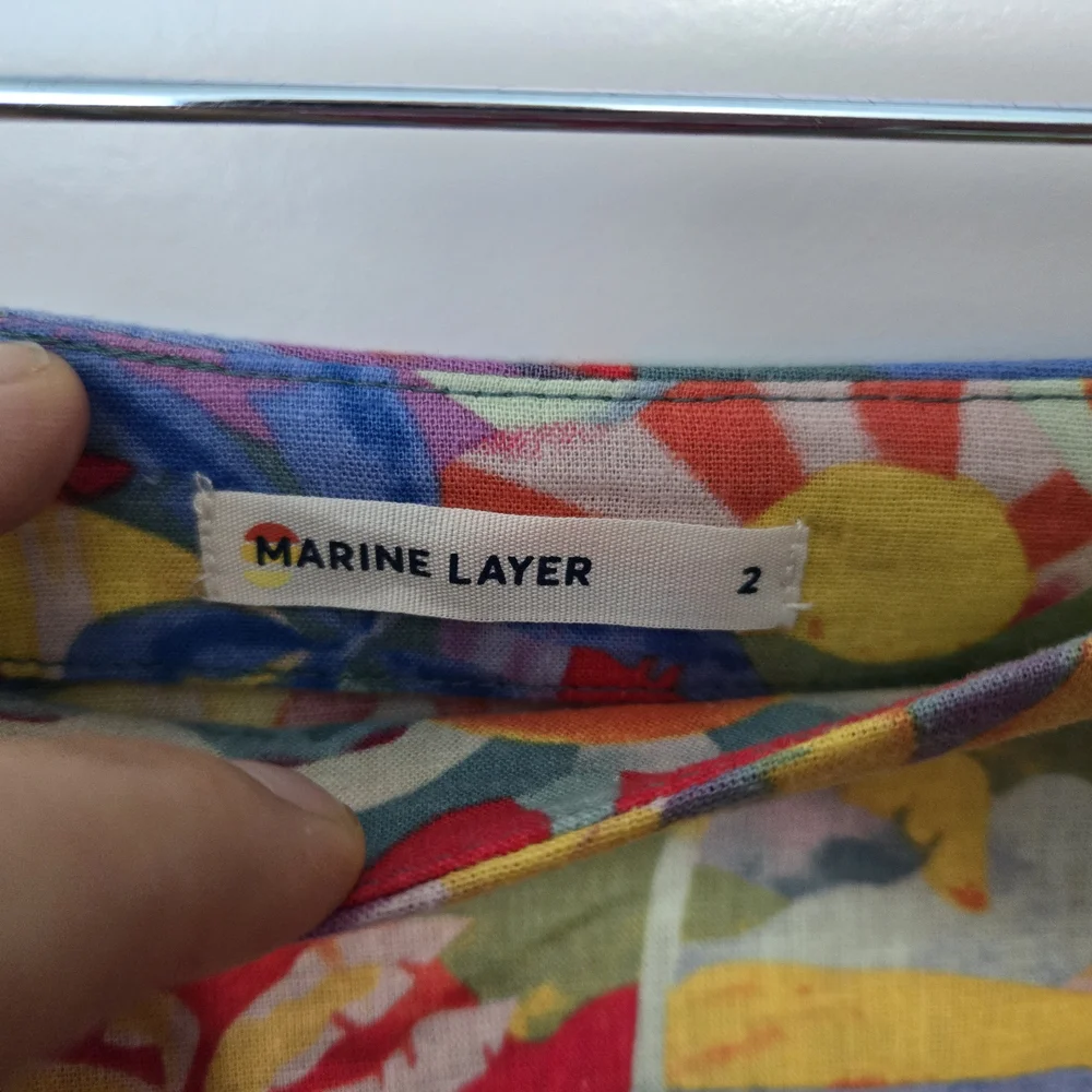 NWT Marine Layer Size 2 Multicolor Tropical Maxi Skirt